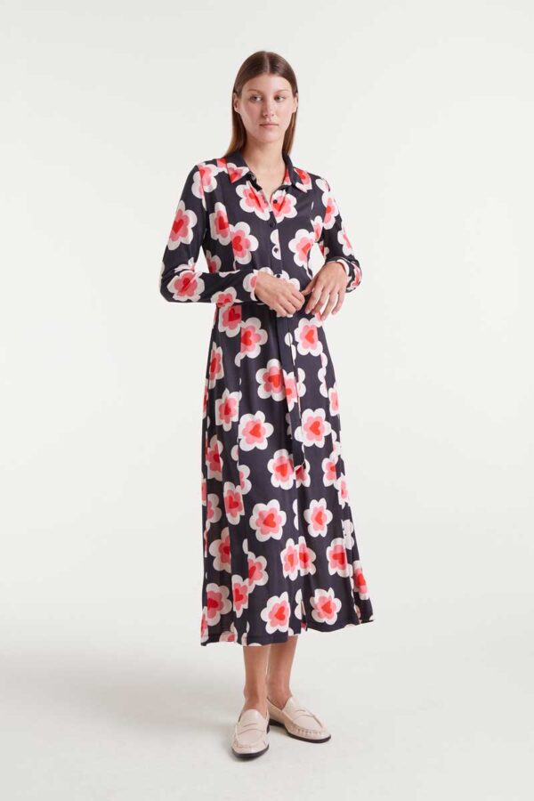 Long dress with SweetHeart print