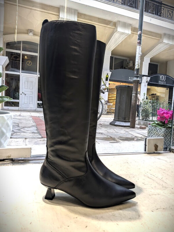 Leather boots