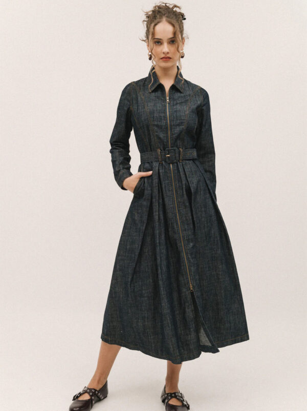 Vanessa Long Jean Dress