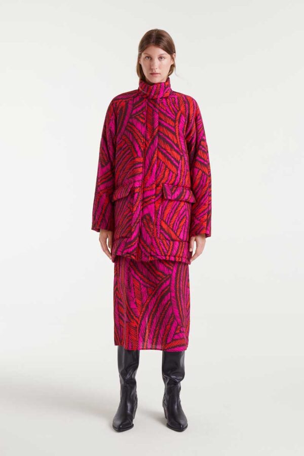 Fedora Print Coat