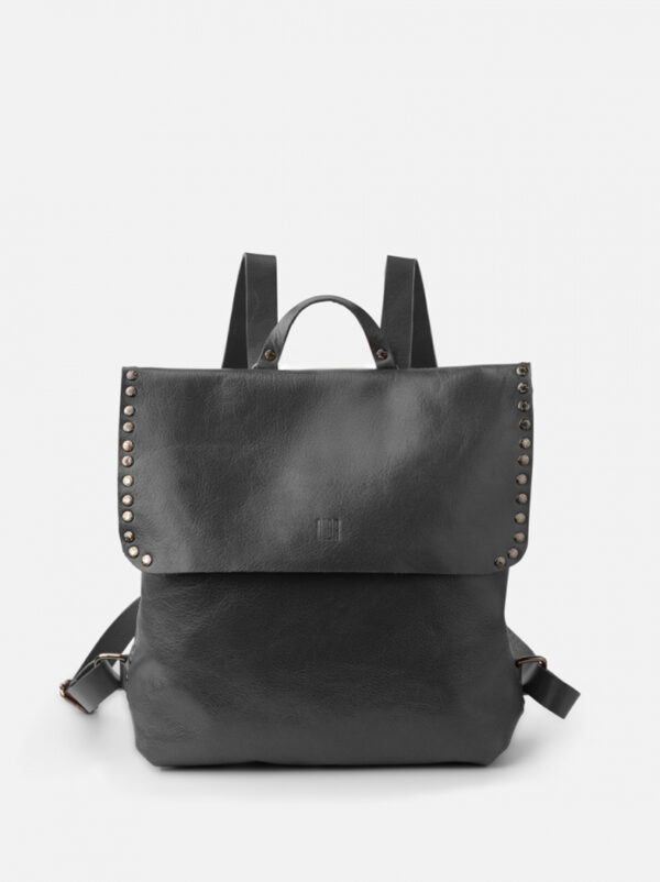 Leather backpack